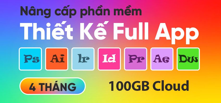 Phần mềm thiết kế Full App 4 tháng + Substance 3d Collections 100GB Cloud - Gói nâng cấp